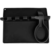 Silicone Spoon Rest Pad Black image 0